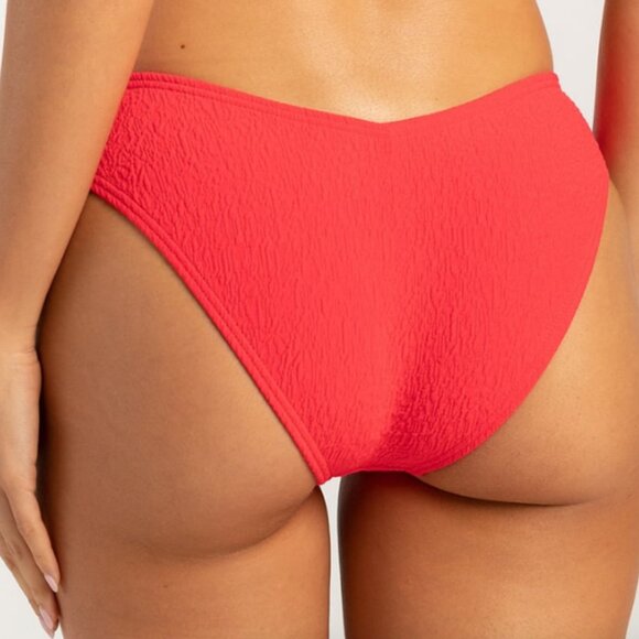 FULL TILT Classic V-Leg Crinkle Bikini Bottoms - Picture 3 of 4